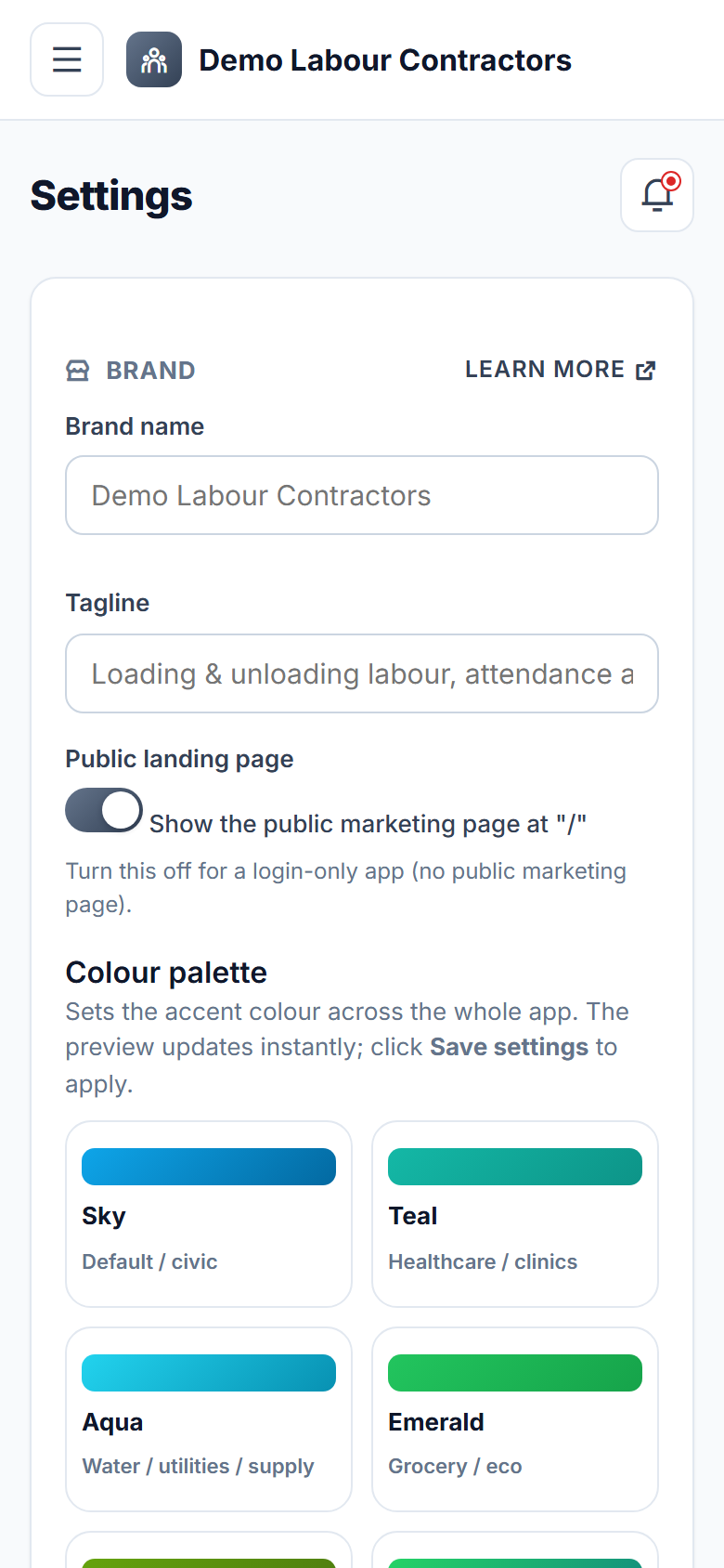 Loading Unloading Labour Management and Wage Software screenshot