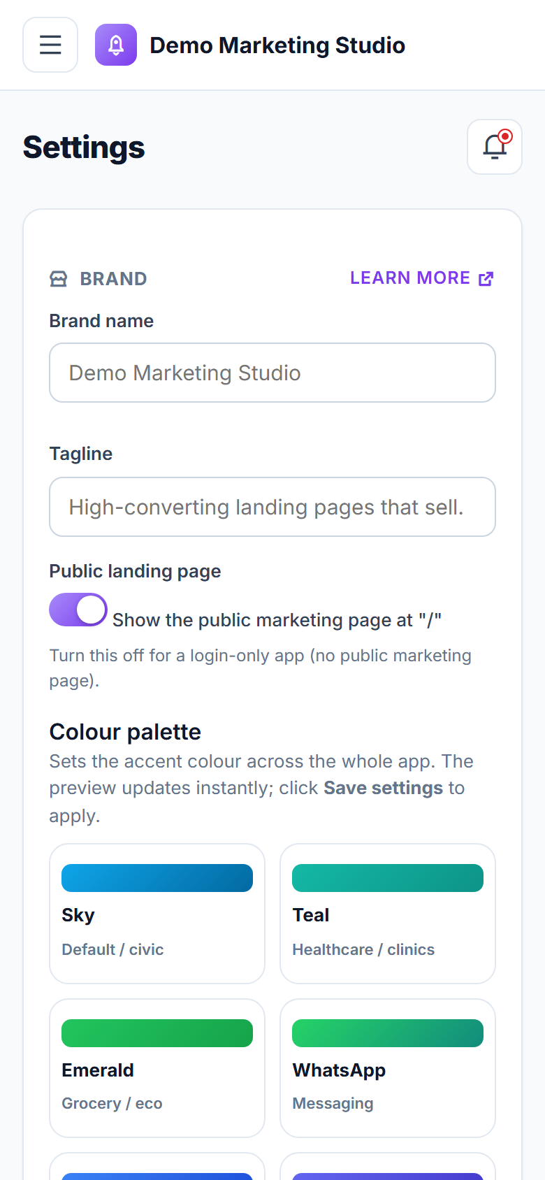 Landing Page & Sales Funnel Builder screenshot