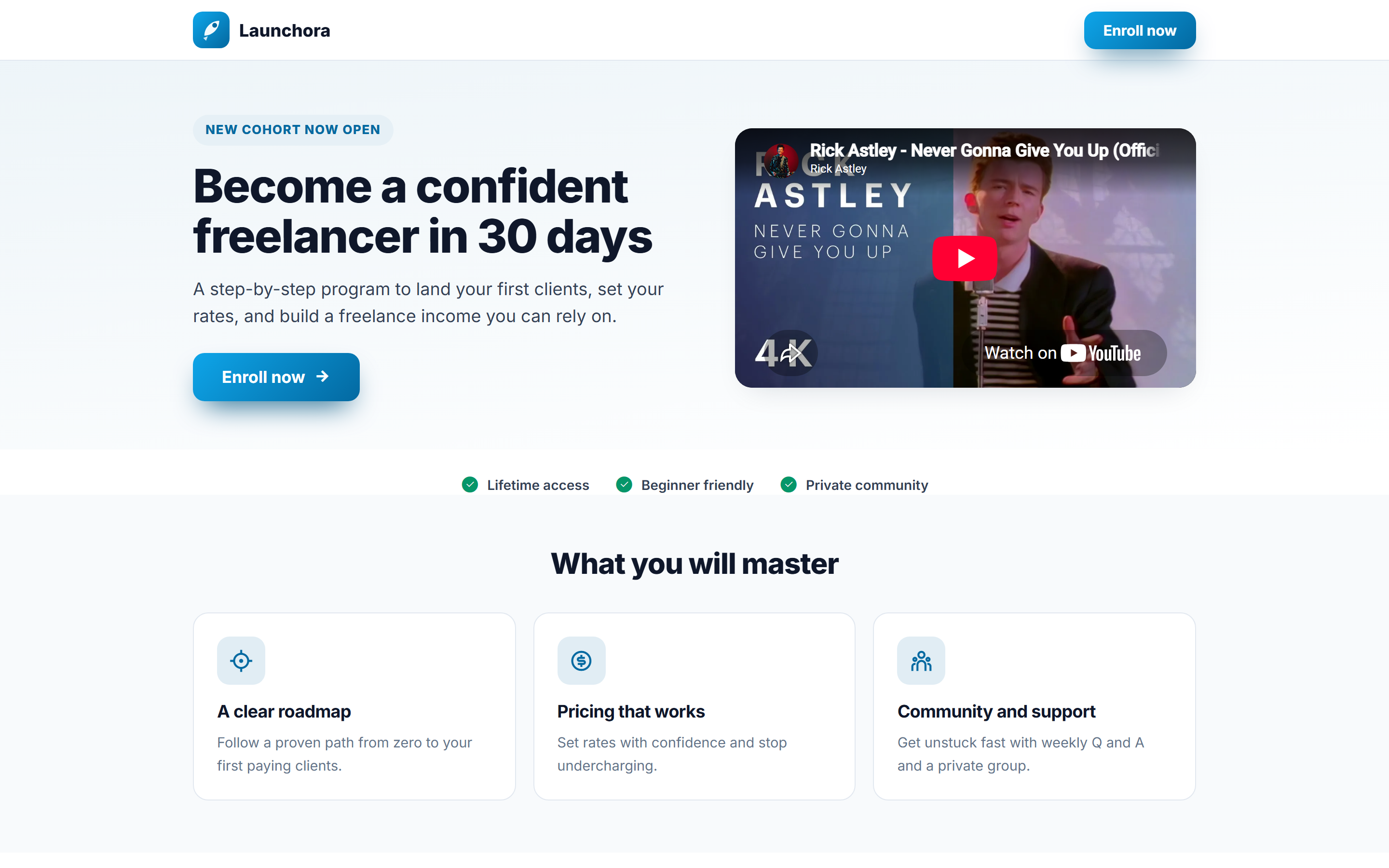 Launchora screenshot