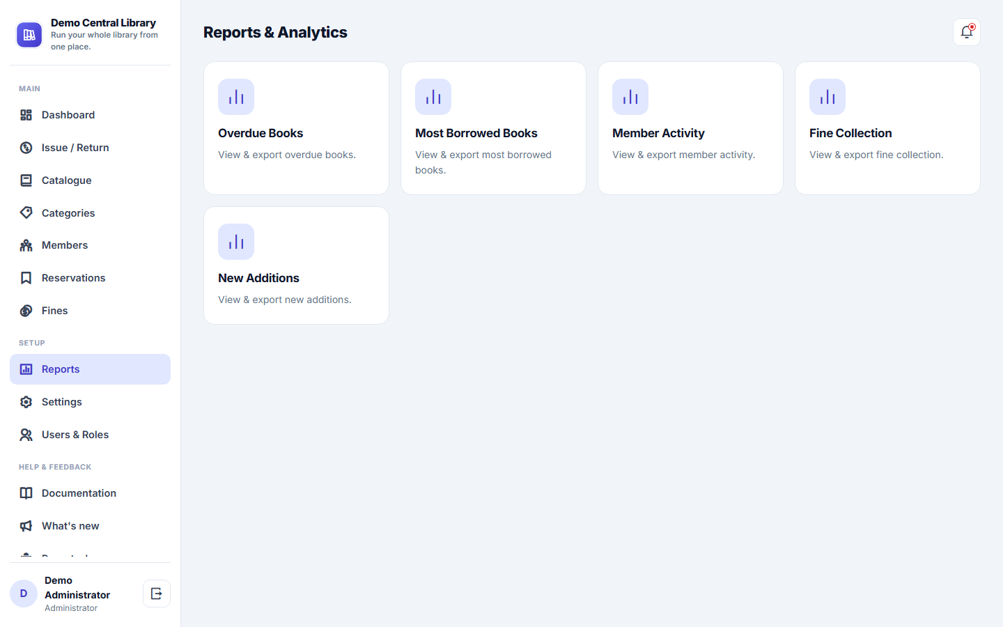 Library Management System screenshot
