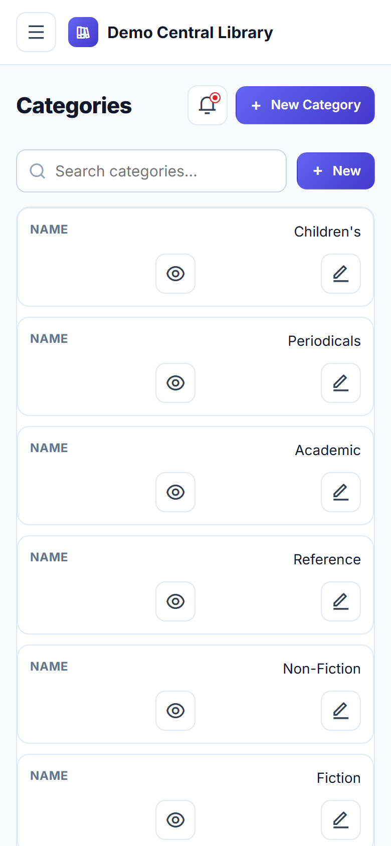 Library Management System screenshot
