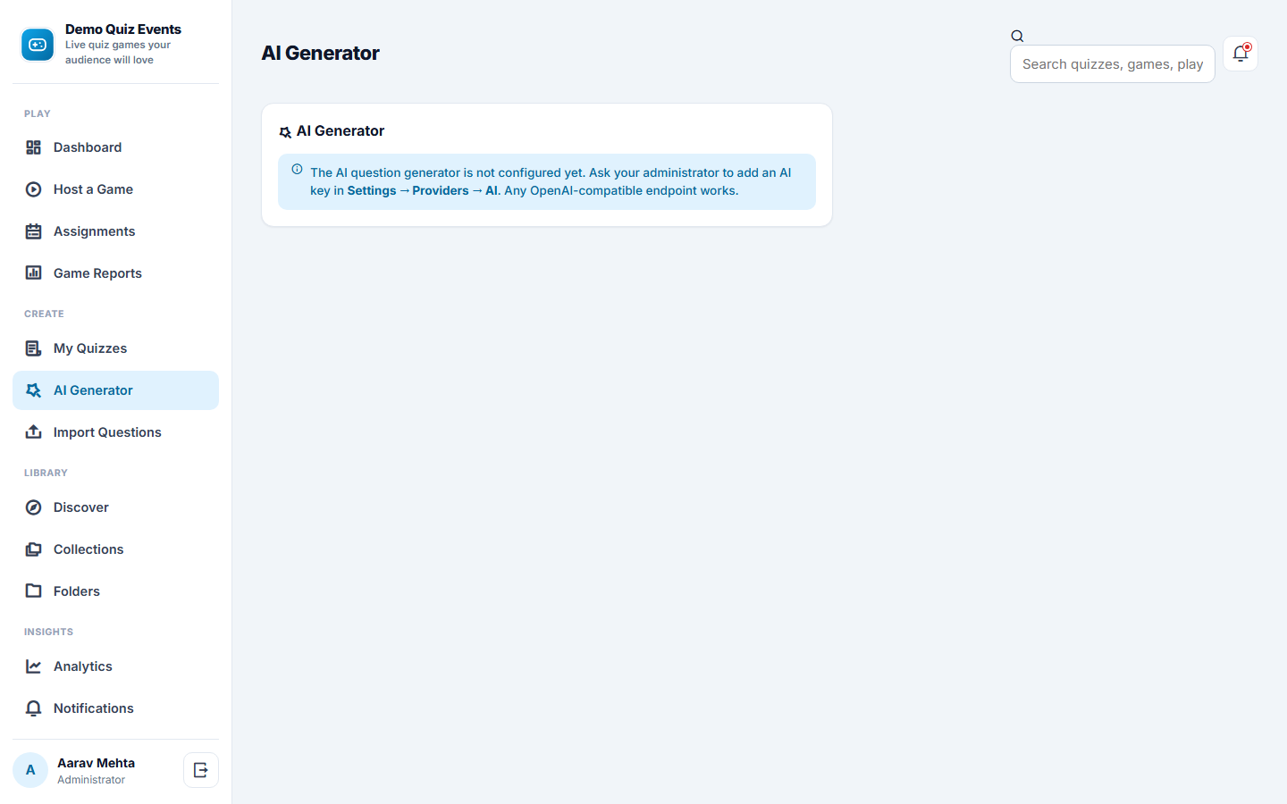 Live Quiz and Game Show Platform screenshot