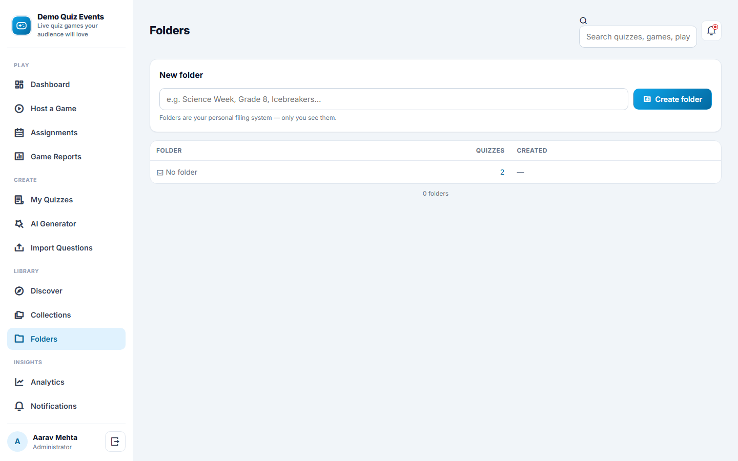 Live Quiz and Game Show Platform screenshot