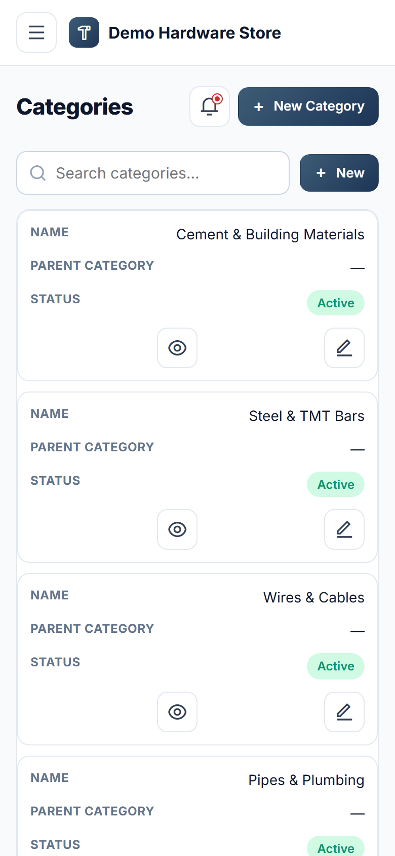 Multi-UOM Inventory & GST Billing Software screenshot