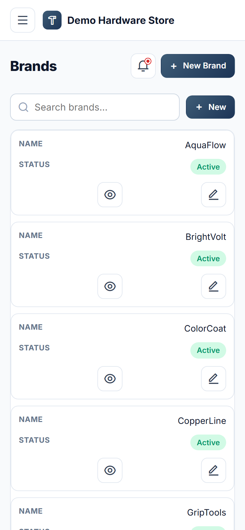 Multi-UOM Inventory & GST Billing Software screenshot