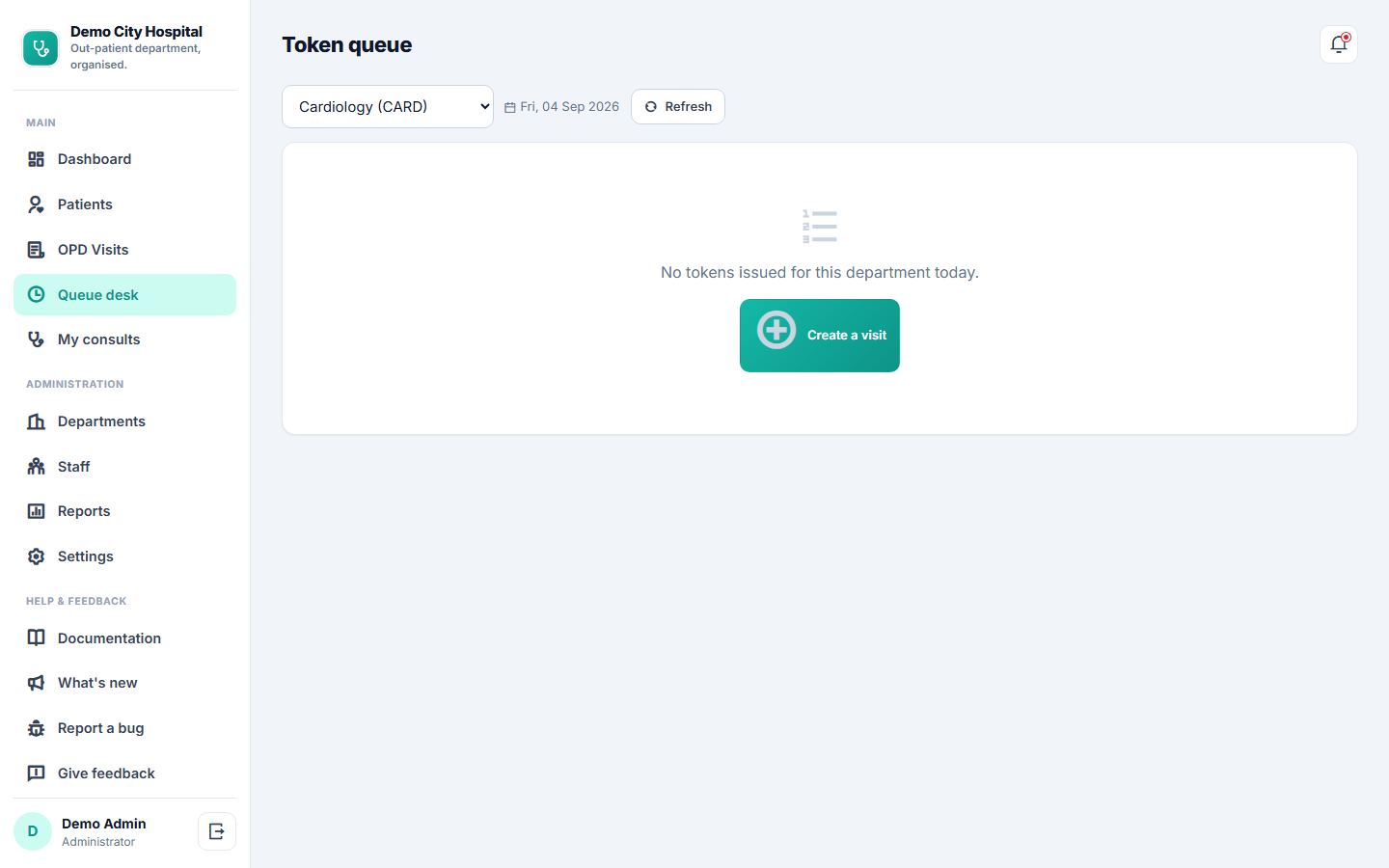 Hospital OPD Management Software screenshot