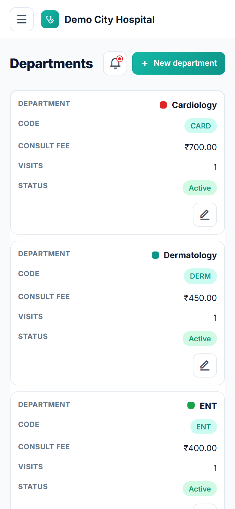 Hospital OPD Management Software screenshot