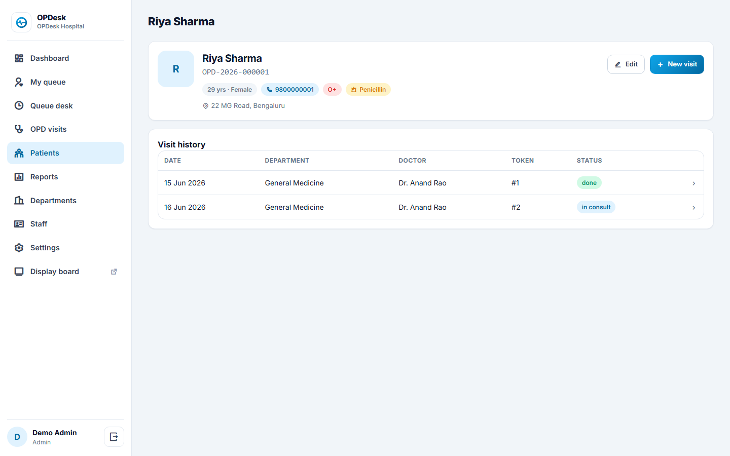 OPDesk screenshot