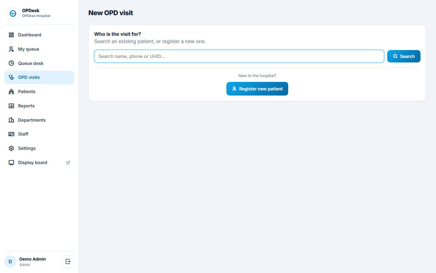 OPDesk screenshot