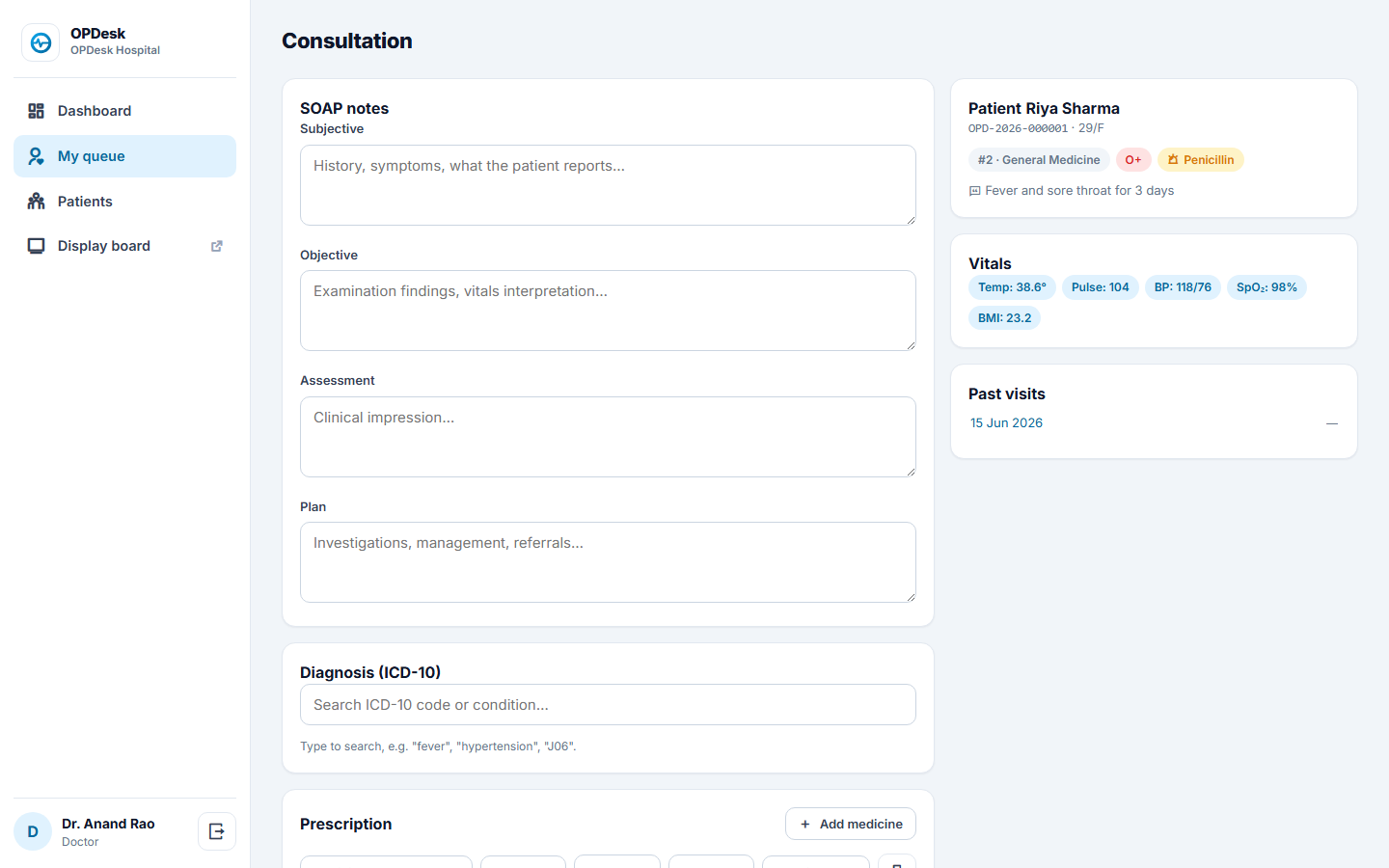 OPDesk screenshot