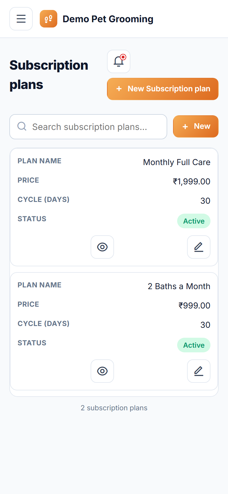 Pet Grooming, Boarding and Daycare Booking Software screenshot