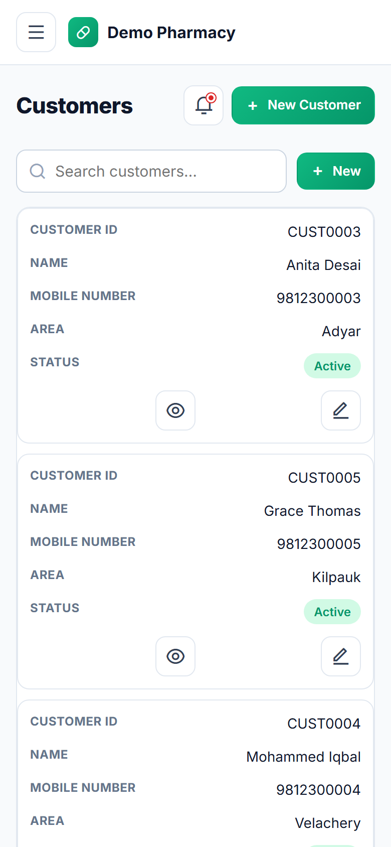 Pharmacy Prescription-upload and Medicine-delivery Software screenshot