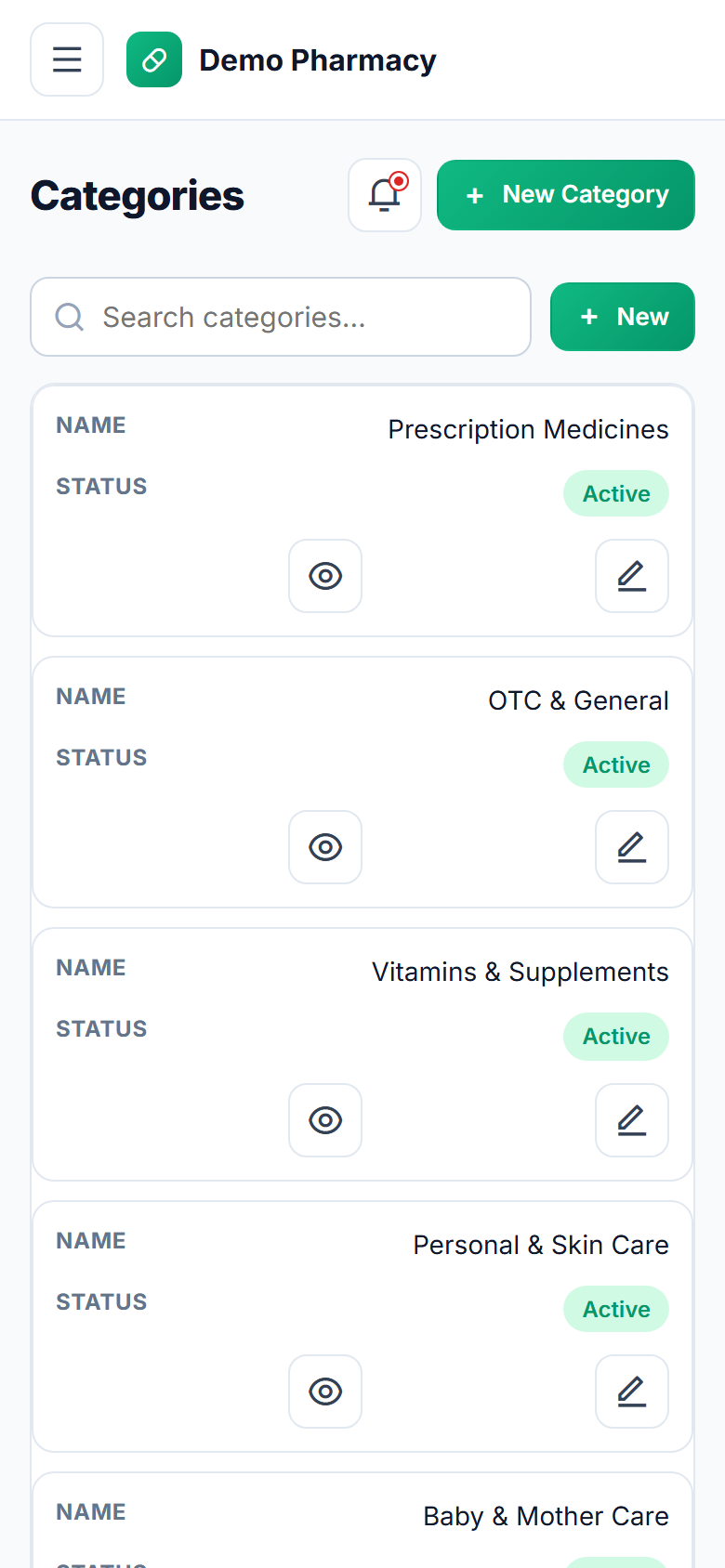 Pharmacy Prescription-upload and Medicine-delivery Software screenshot