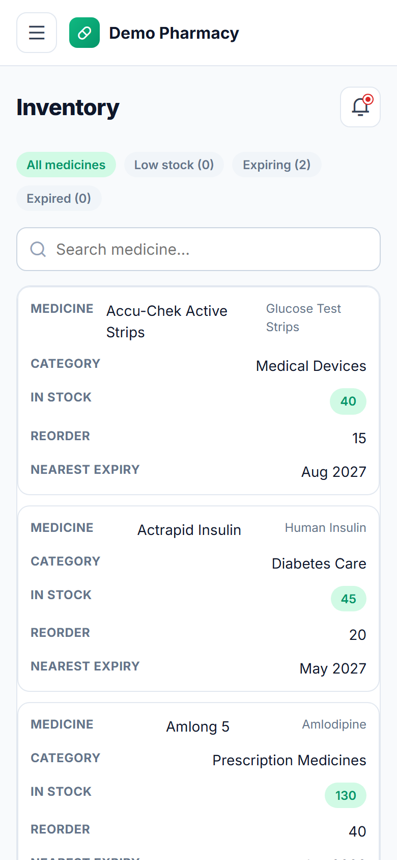 Pharmacy Prescription-upload and Medicine-delivery Software screenshot