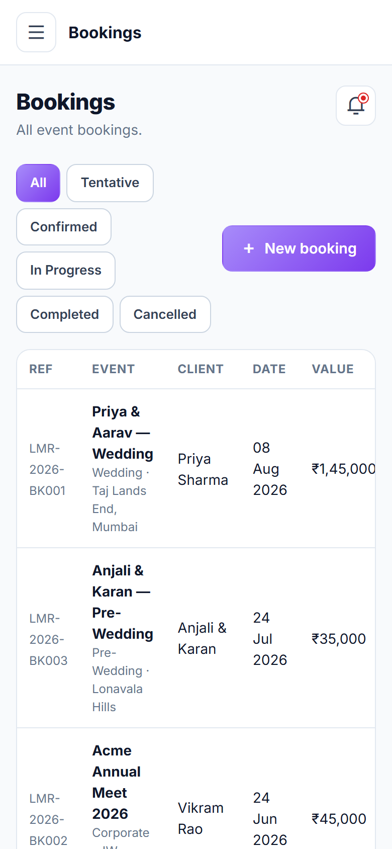 Photography Studio Management & Booking Software screenshot