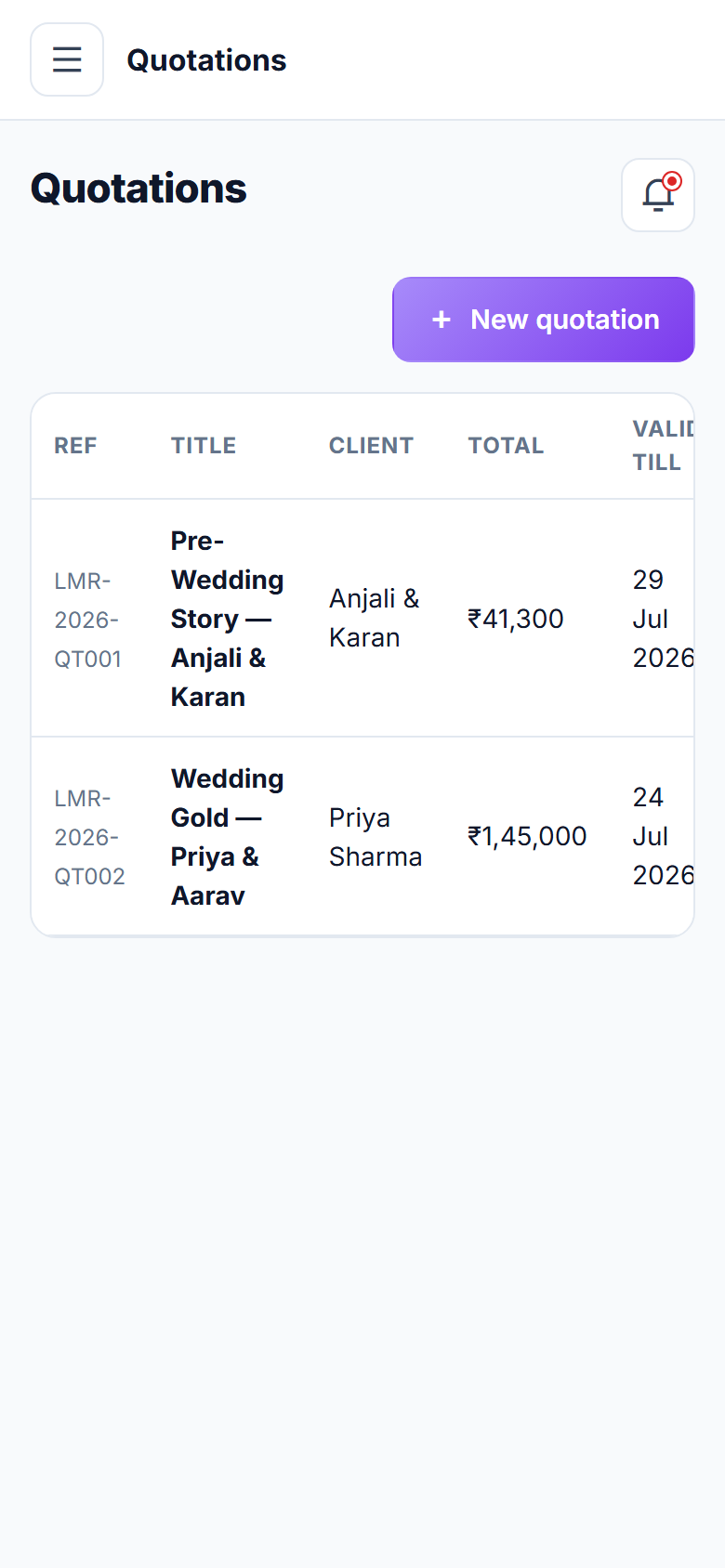 Photography Studio Management & Booking Software screenshot