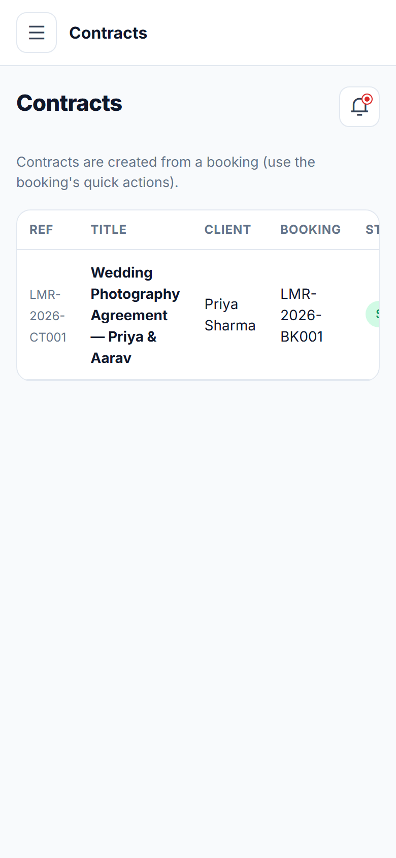 Photography Studio Management & Booking Software screenshot