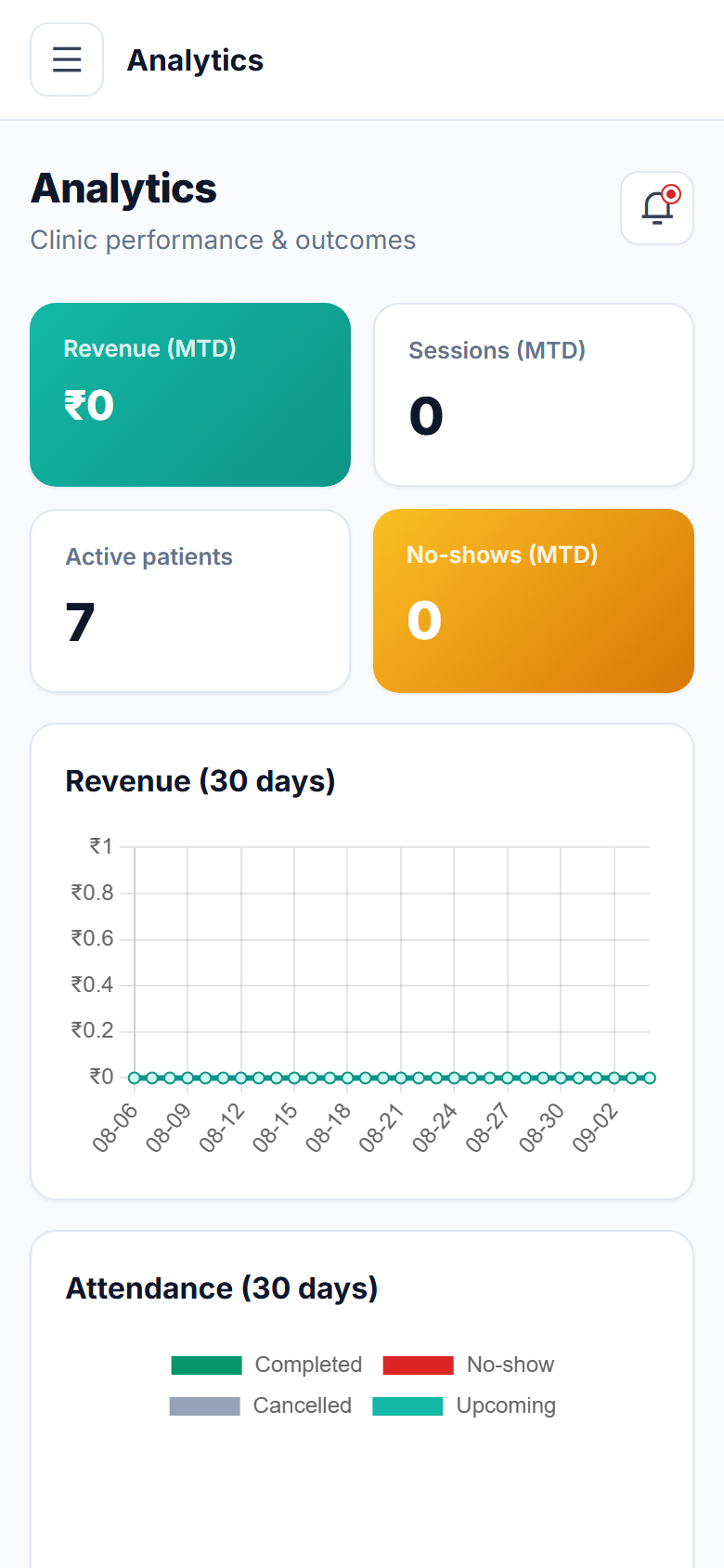 Physiotherapy Clinic Management Software screenshot