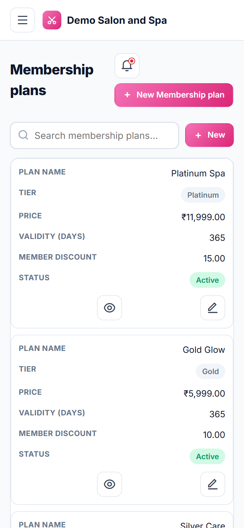 Salon and Spa Appointment and Management Software screenshot