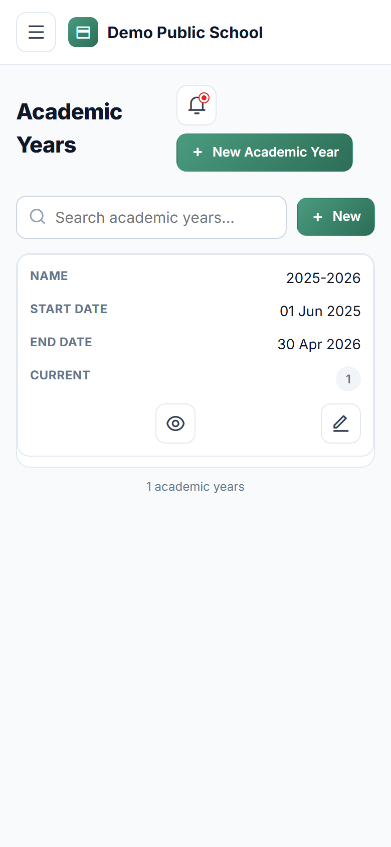 School Fee Management screenshot