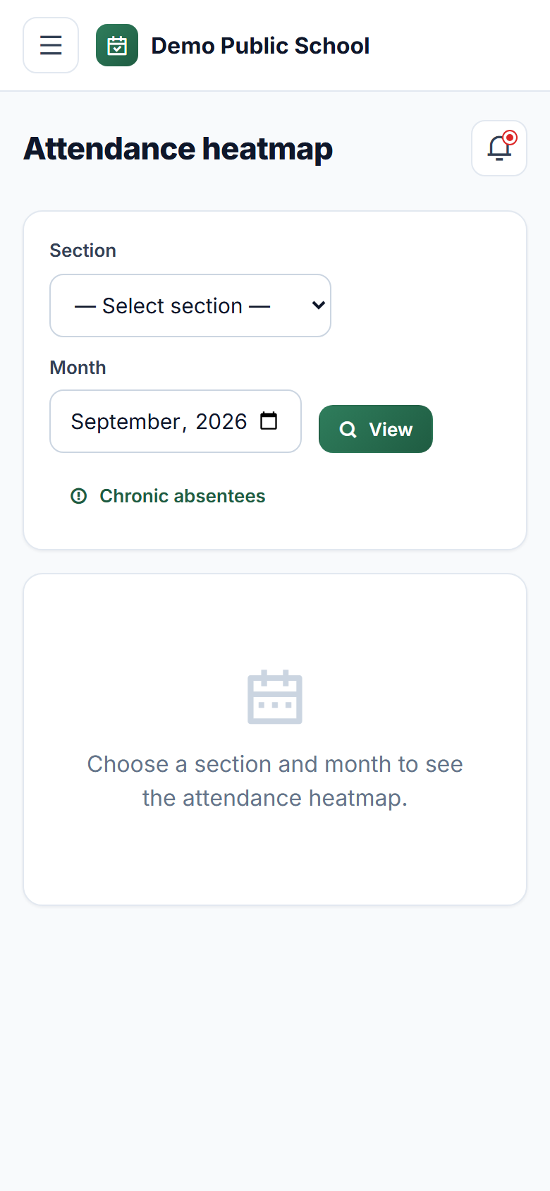 Student Attendance & Report Card Software screenshot