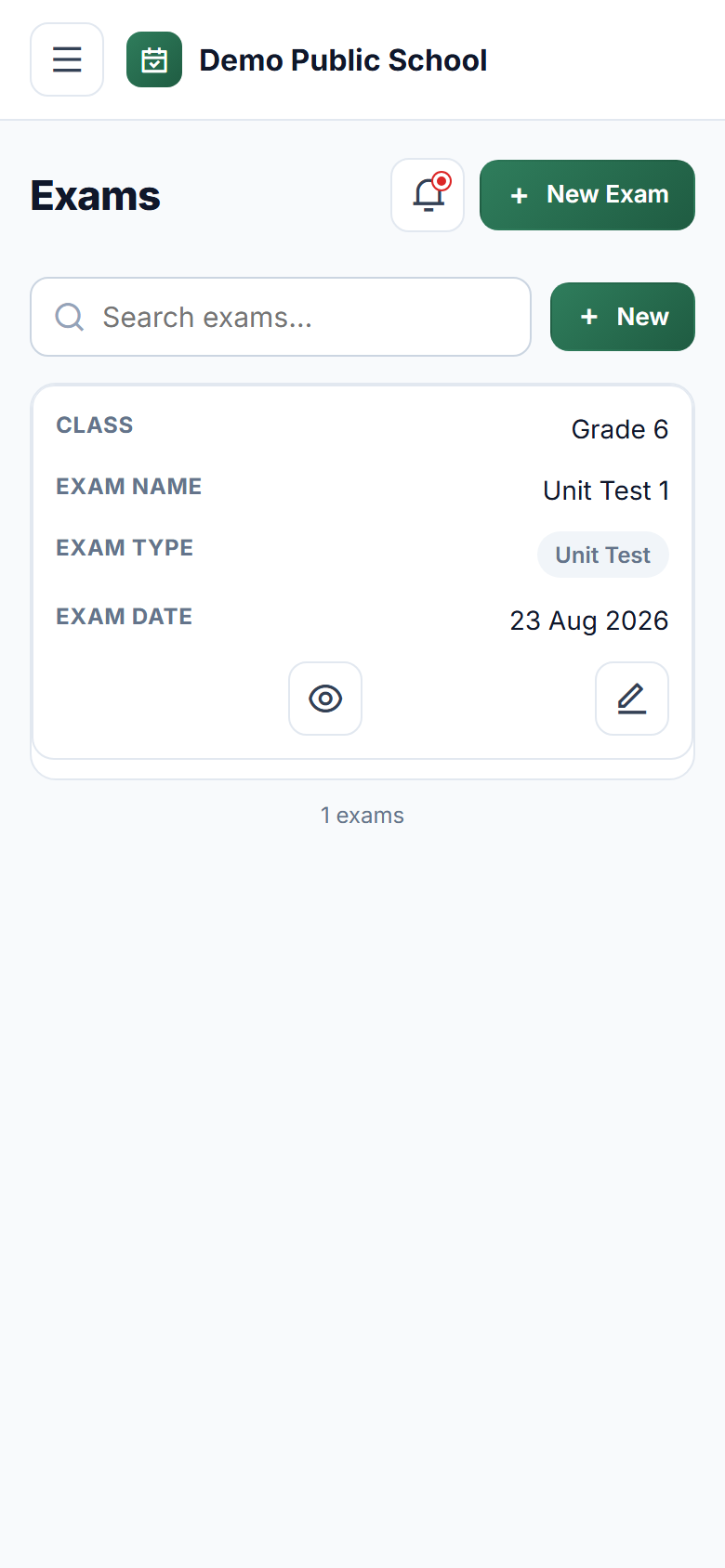 Student Attendance & Report Card Software screenshot