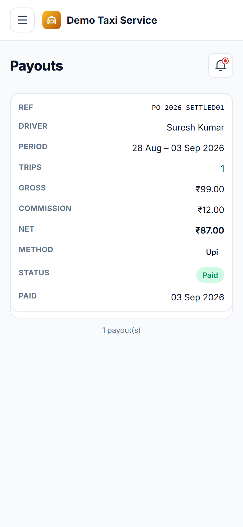 Auto / Taxi Booking & Dispatch screenshot