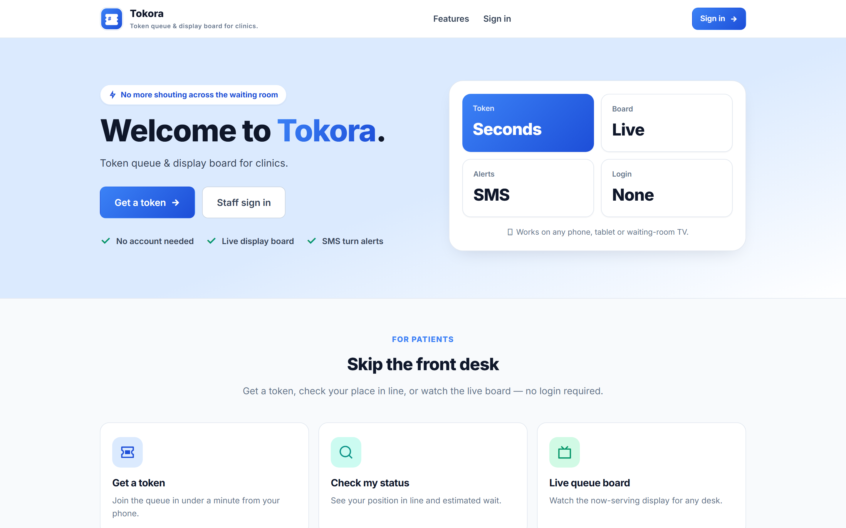 Tokora screenshot