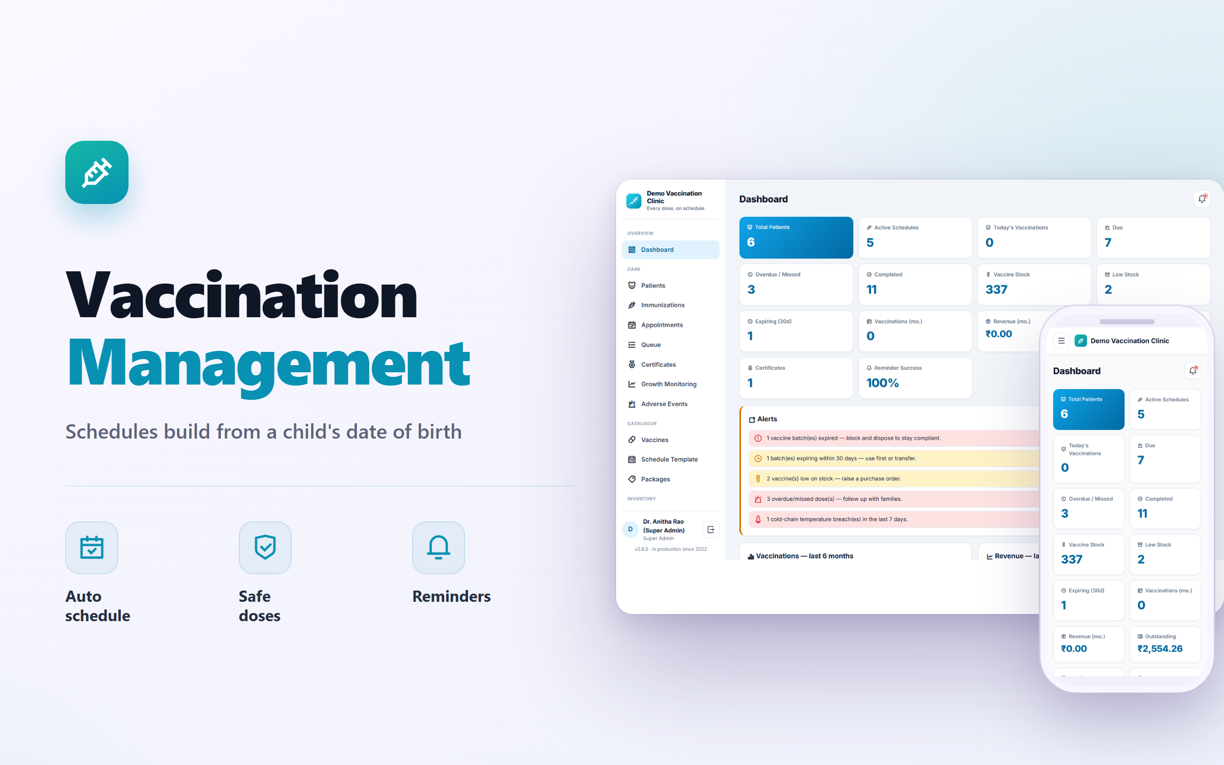 Vaccination & Immunization Management Software