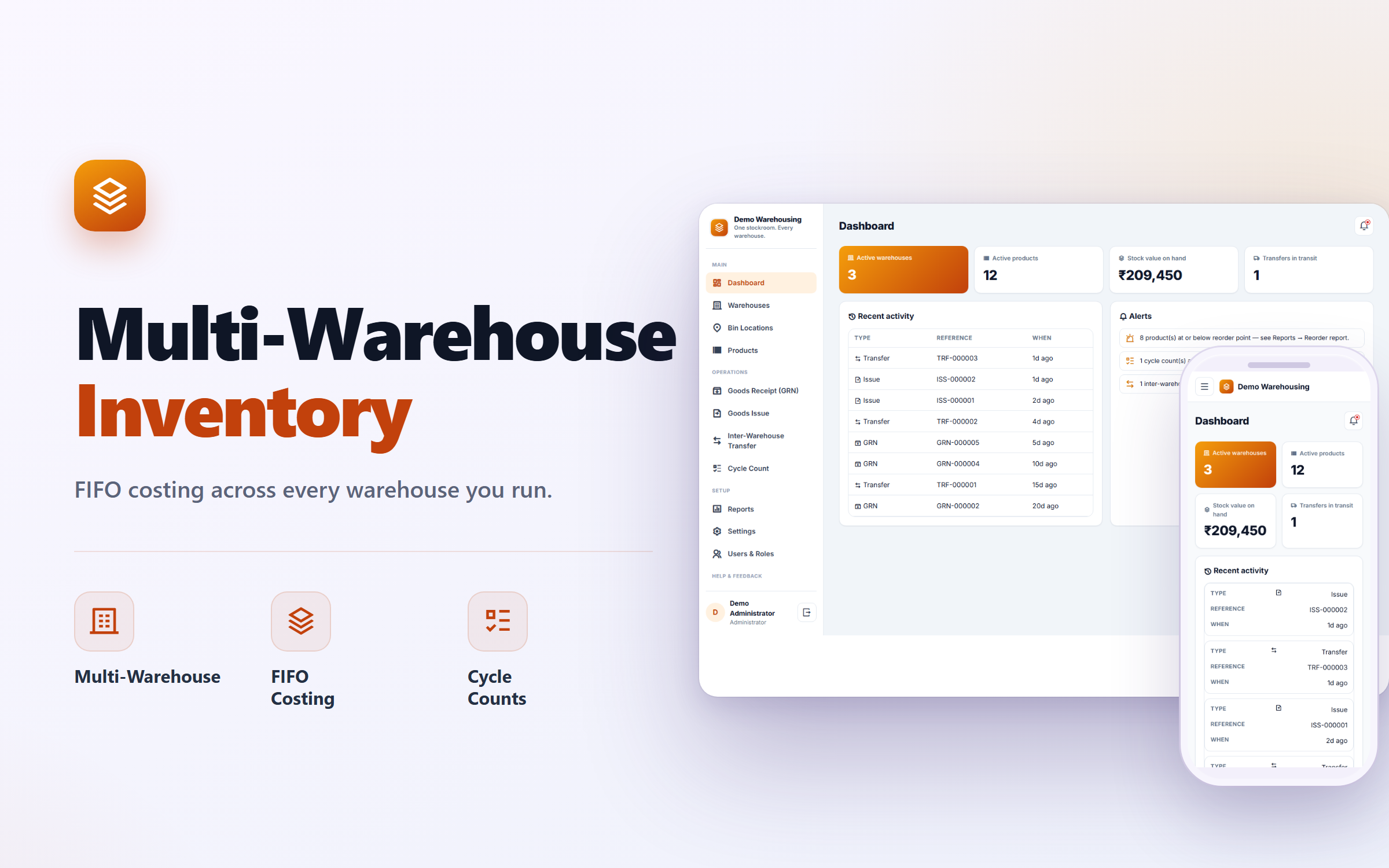 Multi-Warehouse Inventory Management Software
